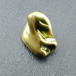 Seashell bryłka z dziurką 17x14 mm nr 123