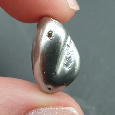 Seashell bryłka z dziurką 17x14 mm nr 248