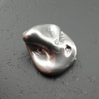 Seashell bryłka z dziurką 18x15 mm nr 241