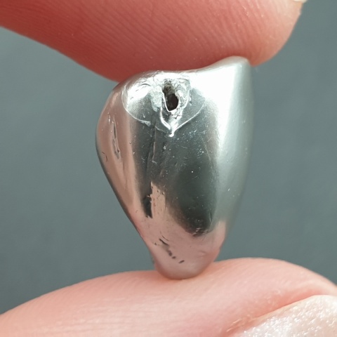 Seashell bryłka z dziurką 18x15 mm nr 278