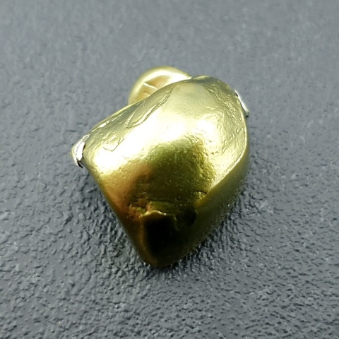 Seashell bryłka z dziurką 18x16 mm nr 129