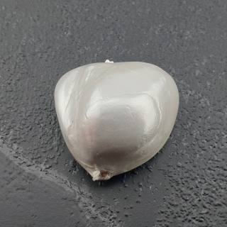 Seashell bryłka z dziurką 18x16 mm nr 15