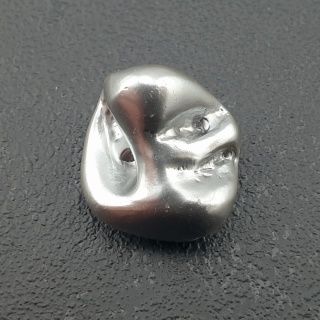 Seashell bryłka z dziurką 18x16 mm nr 201