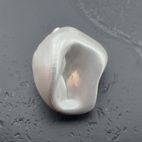 Seashell bryłka z dziurką 18x16 mm nr 84