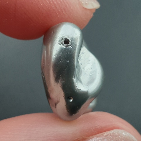 Seashell bryłka z dziurką 19x14 mm nr 279