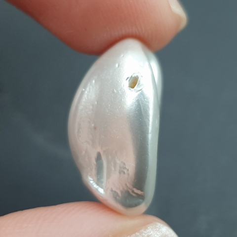 Seashell bryłka z dziurką 19x14 mm nr 50