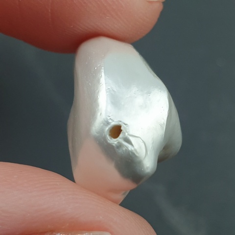 Seashell Nugget with Hole 19x15 mm no 99