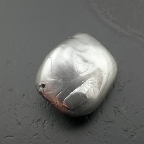 Seashell Nugget with Hole 19x16 mm no 247