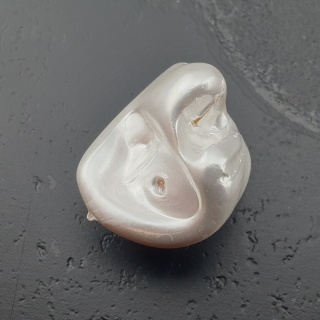 Seashell bryłka z dziurką 19x16 mm nr 87