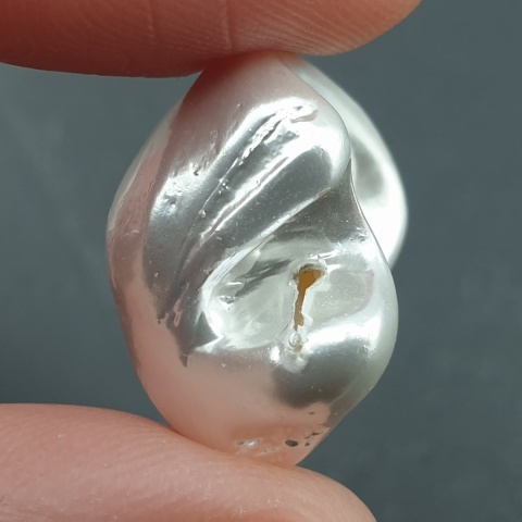 Seashell bryłka z dziurką 19x16 mm nr 87