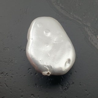 Seashell bryłka z dziurką 19x16 mm nr 90