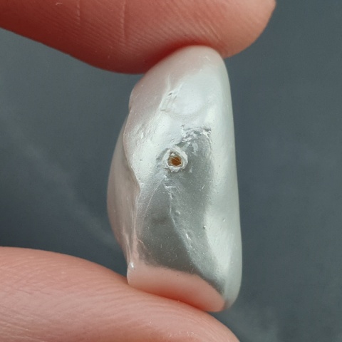 Seashell bryłka z dziurką 19x18 mm nr 54