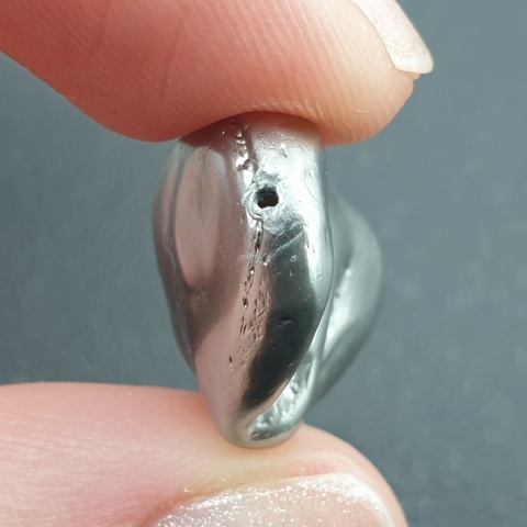 Seashell bryłka z dziurką 20x13 mm nr 208