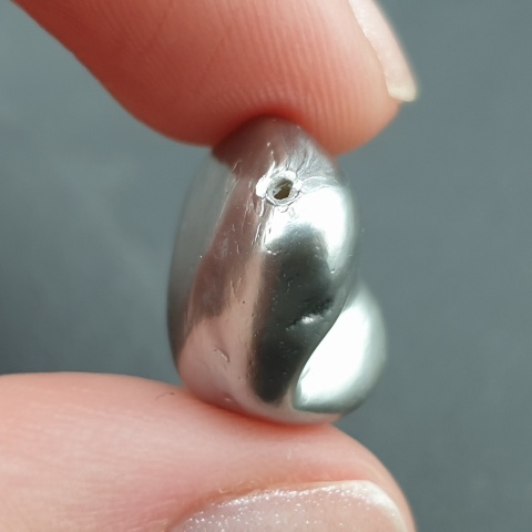 Seashell bryłka z dziurką 20x14 mm nr 225