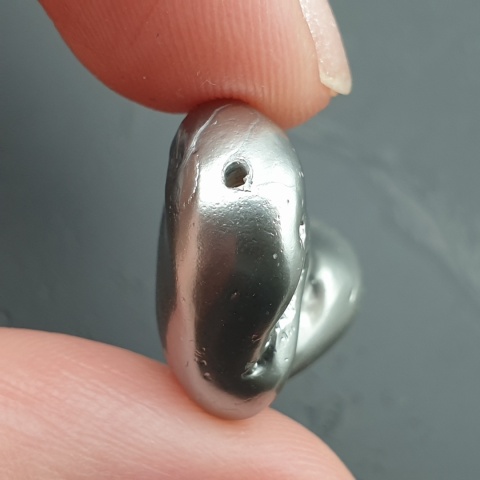 Seashell bryłka z dziurką 20x15 mm nr 246