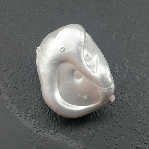 Seashell bryłka z dziurką 20x16 mm nr 14