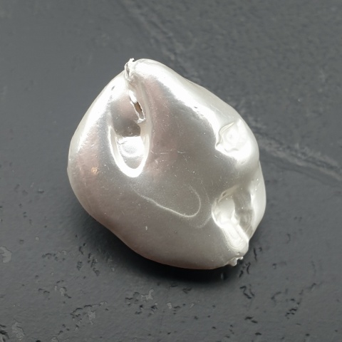 Seashell bryłka z dziurką 20x16 mm nr 34