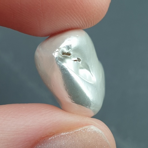 Seashell bryłka z dziurką 20x16 mm nr 34