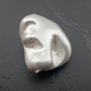 Seashell bryłka z dziurką 20x16 mm nr 46