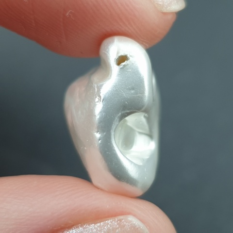 Seashell bryłka z dziurką 20x16 mm nr 46