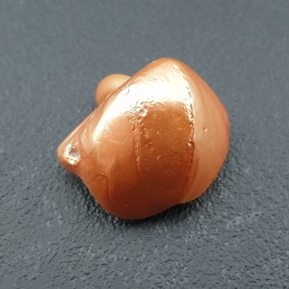 Seashell bryłka z dziurką 20x19 mm nr 164