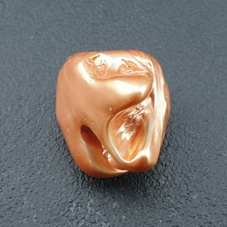 Seashell bryłka z dziurką 20x19 mm nr 164