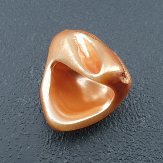 Seashell bryłka z dziurką 20x19 mm nr 176
