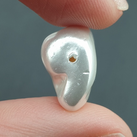 Seashell bryłka z dziurką 21x14 mm nr 2
