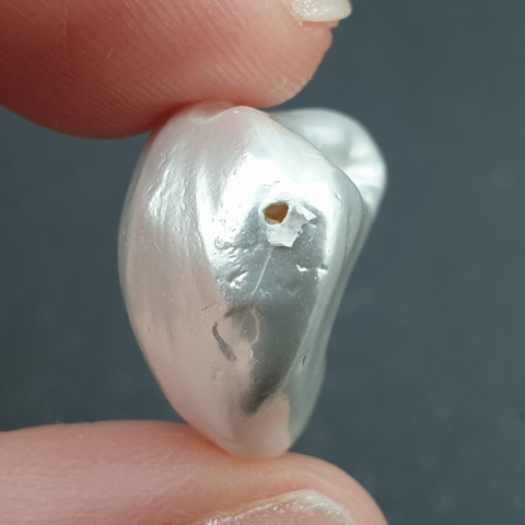 Seashell bryłka z dziurką 21x16 mm nr 5