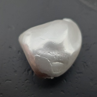 Seashell bryłka z dziurką 21x16 mm nr 92