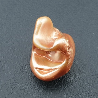 Seashell bryłka z dziurką 21x17 mm nr 159