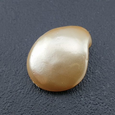 Seashell bryłka z dziurką 21x17 mm nr 184