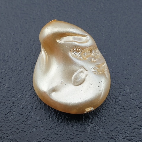 Seashell bryłka z dziurką 21x17 mm nr 184