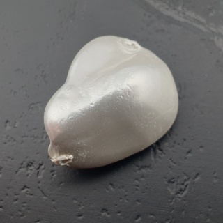 Seashell bryłka z dziurką 21x17 mm nr 42