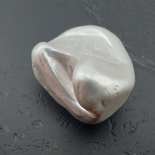 Seashell bryłka z dziurką 21x17 mm nr 69