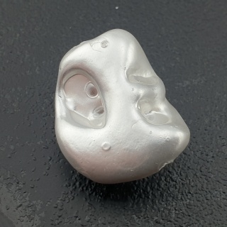 Seashell bryłka z dziurką 21x17 mm nr 8