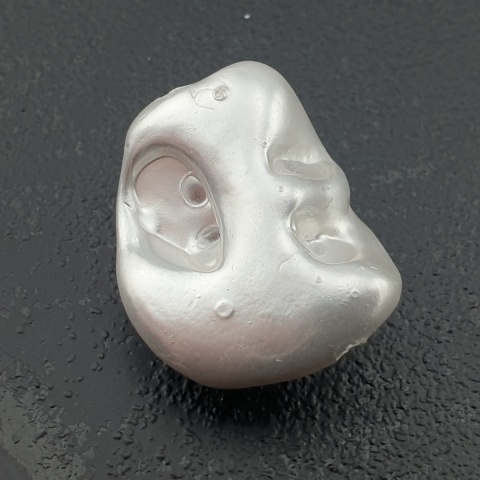 Seashell bryłka z dziurką 21x17 mm nr 8