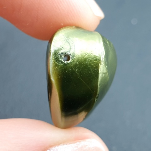 Seashell bryłka z dziurką 21x18 mm nr 115