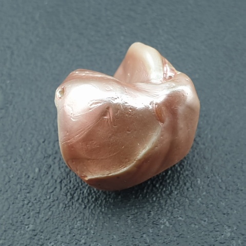 Seashell bryłka z dziurką 21x18 mm nr 133