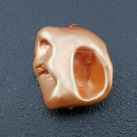 Seashell Nugget with Hole 21x19 mm no 167
