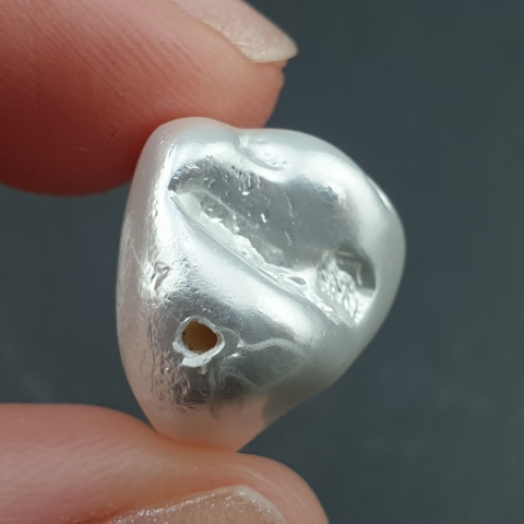 Seashell bryłka z dziurką 22x16 mm nr 44