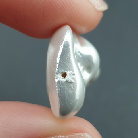 Seashell bryłka z dziurką 22x16 mm nr 71