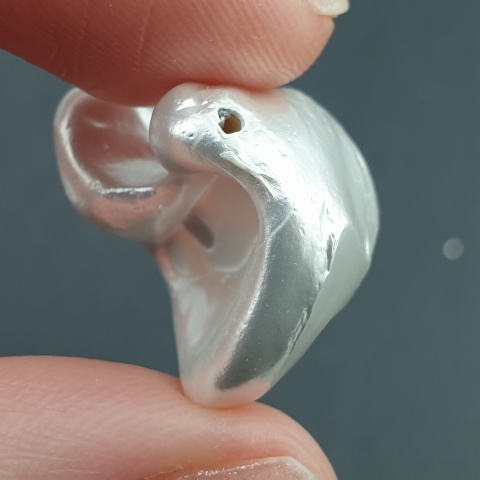 Seashell bryłka z dziurką 22x17 mm nr 30