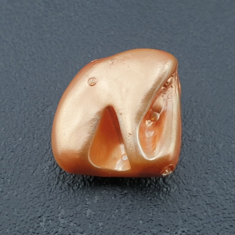 Seashell bryłka z dziurką 22x19 mm nr 172