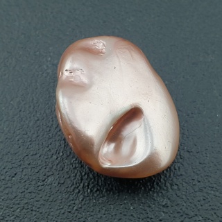 Seashell bryłka z dziurką 22x20 mm nr 145