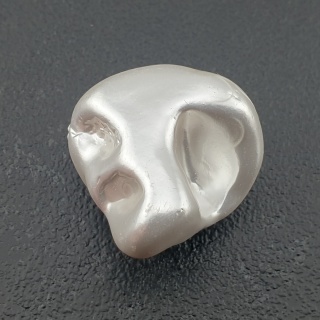 Seashell bryłka z dziurką 22x20 mm nr 3