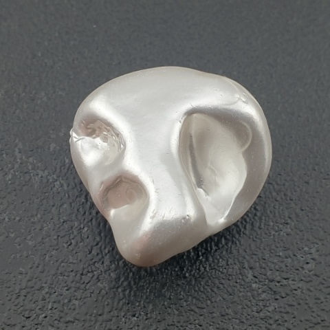 Seashell bryłka z dziurką 22x20 mm nr 3