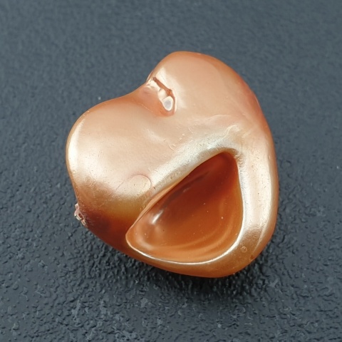 Seashell Nugget with Hole 22x21 mm no 156