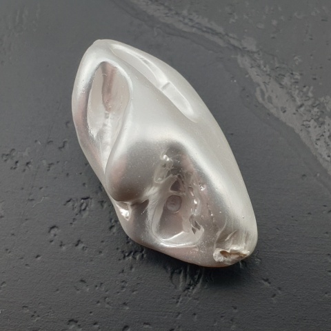 Seashell Nugget with Hole 23x12 mm no 49