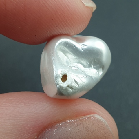 Seashell Nugget with Hole 23x12 mm no 49